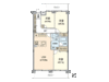 間取図 ヴィルヌーブ横浜港南台 間取図