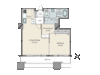 間取図 東京ツインパークス レフトウイング 間取図