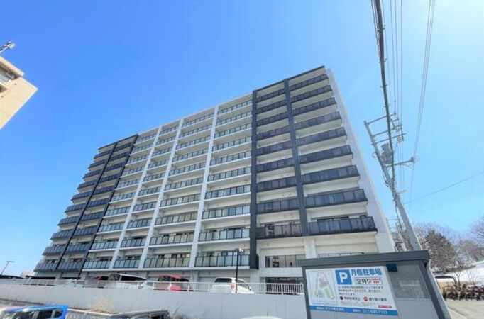 【クレアホームズ平岸南ガーデンズ】外観