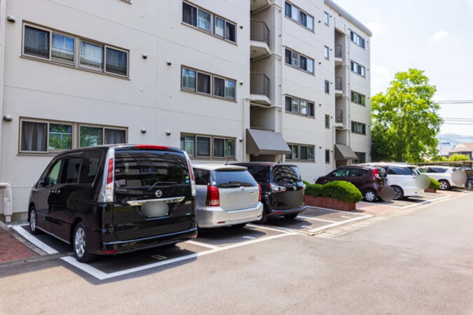 【ハイコーポ長岡京】駐車場 【ハイコーポ長岡京】駐車場