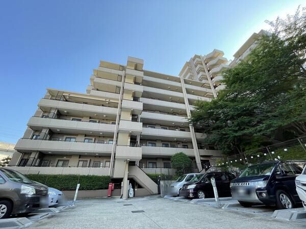 【クレストフォルム南馬込】外観・駐車場 【クレストフォルム南馬込】外観・駐車場