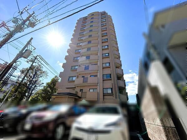 【ライオンズマンション牛田旭】＜外観＞