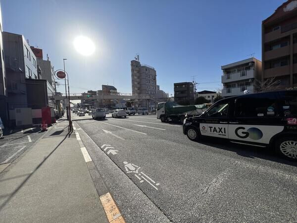 【プレール南馬込】前面道路 【プレール南馬込】前面道路