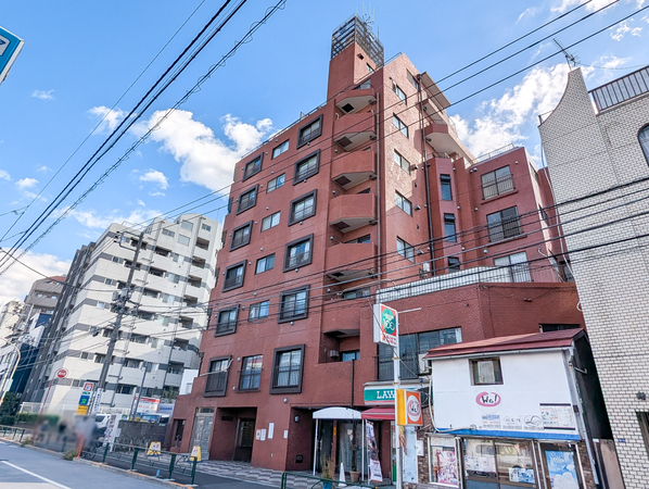 【新宿サマリヤマンション】外観 【新宿サマリヤマンション】外観