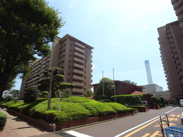 【多摩川ハイム】マンションエントランス
