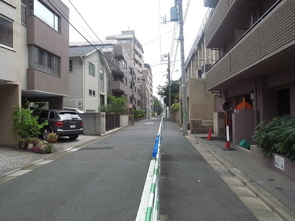 【アルテシアン広尾】前面道路