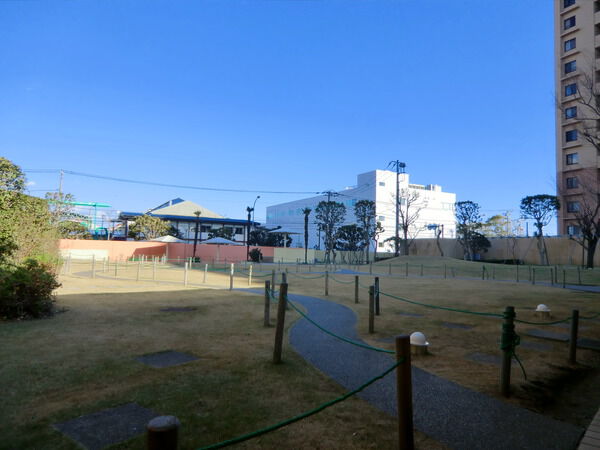 【グレーシアパーク湘南平塚】中庭 【グレーシアパーク湘南平塚】中庭