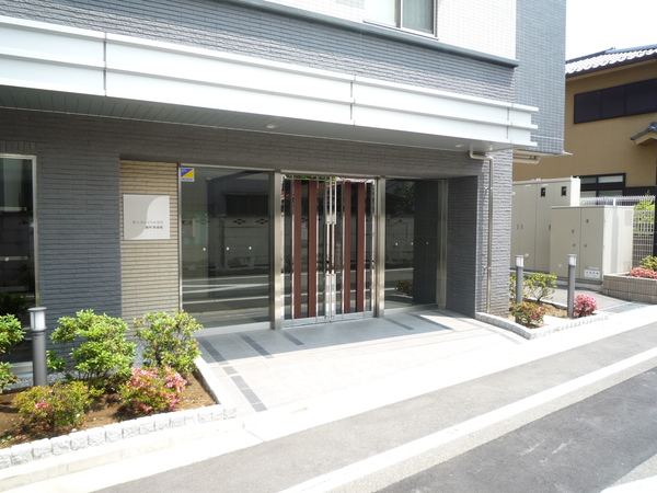 【サンクレイドル立川錦町参番館】現地エントランス