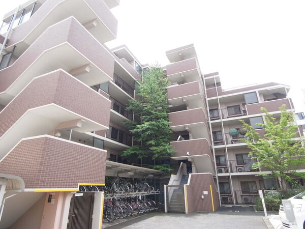 【ダイアパレス橋本】敷地内からの建物の光景