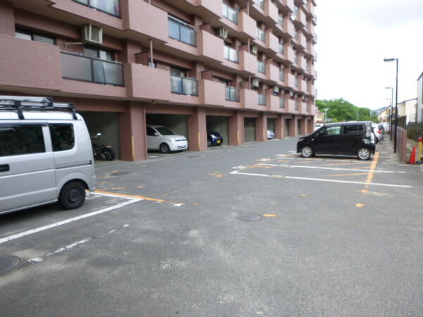 【サンロード広瀬川】駐車場付近