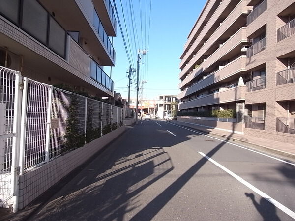 【クリオ綱島八番館】前面道路 【クリオ綱島八番館】前面道路
