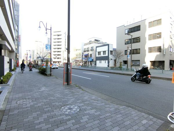 【コスモ蒲田】前面道路付近