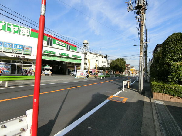 【エンゼルピュア多摩川弐番館】前面道路