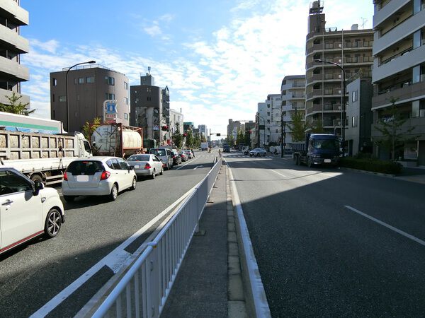 【グランイーグル西糀谷Ⅲ】前面道路付近