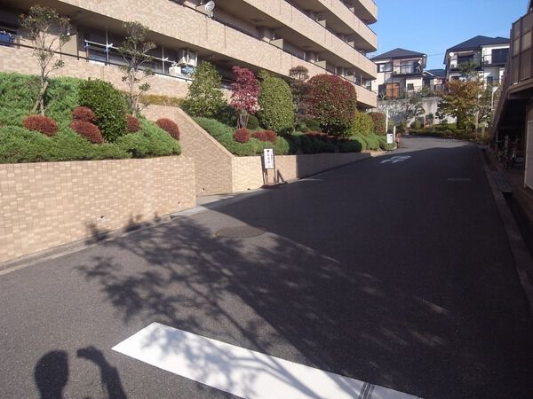 【キングマンション千里万博公園】敷地内の通路