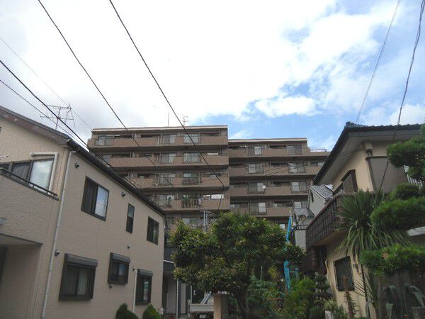 【津田沼東パークホームズ壱番館】南側は一戸建の住宅地