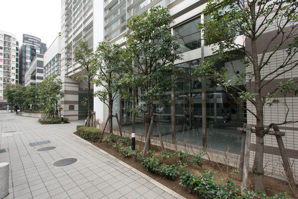 美観に配慮し、自転車置き場は建物内に設けています。		