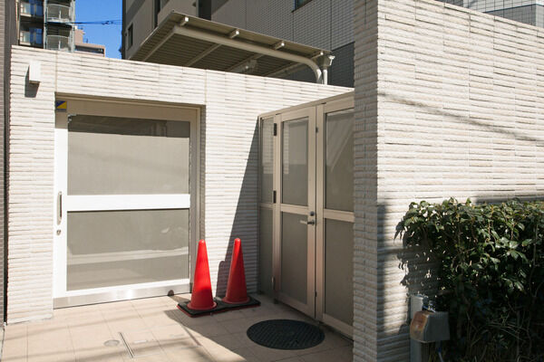 自転車置き場のセキュリティーにも配慮がなされています。