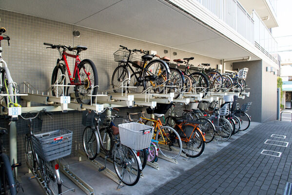 29台収容の自転車置き場。