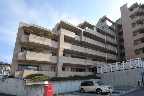 敷地の北側に用意した計39台収容可能なパーキングスペース。		