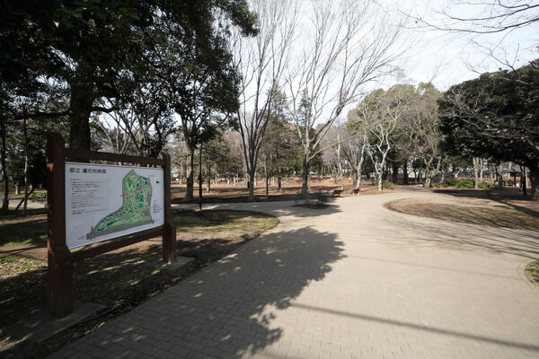 武蔵野の静けさと緑に包まれた「都立蘆花恒春園」は約320m(徒歩4分）。