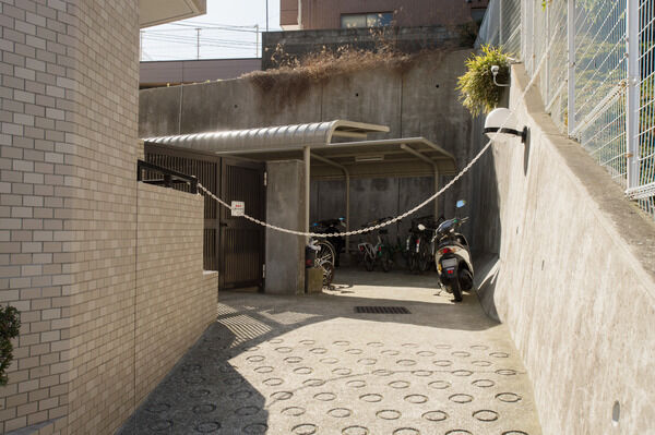 居住者の近隣のお出かけをサポートする駐輪場。		