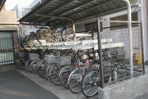 37台収容の駐輪場。