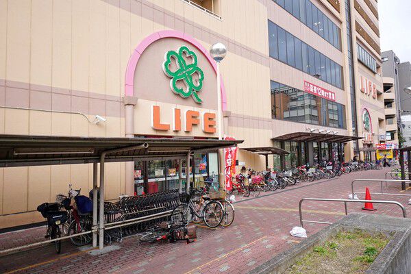 「ライフ今里店」まで約430m（徒歩6分）。	