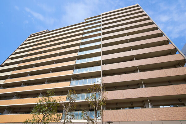 【ローレルスクエア尼崎ルネガーデンテラス】22階建て、総戸数415戸の大規模マンション。		 【ローレルスクエア尼崎ルネガーデンテラス】22階建て、総戸数415戸の大規模マンション。