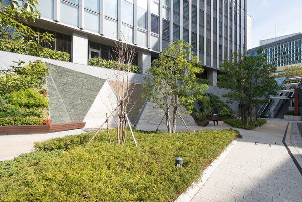 マンションの周りはグリーンが豊かで、心をなごませてくれます。		 マンションの周りはグリーンが豊かで、心をなごませてくれます。