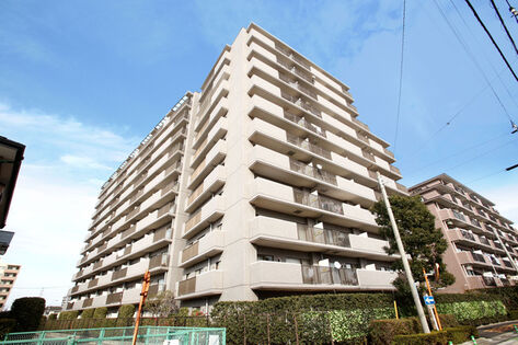 11階建、総戸数65戸。3LDK中心で、南向きと西向きの2棟構造です。 11階建、総戸数65戸。3LDK中心で、南向きと西向きの2棟構造です。