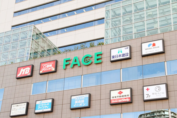 「船橋FACE」まで約550m(徒歩7分)。 「船橋FACE」まで約550m(徒歩7分)。