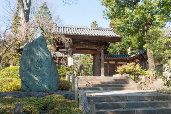 牡丹寺と名高い「薬王院」まで約1,100m（徒歩13分）。