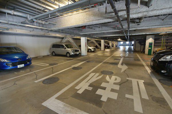 自走式と機械式の分譲ガレージがあり、来客用のコインパーキングを設置。		