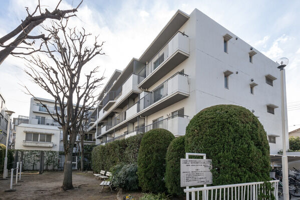 建物東面に備えた小公園には樹木を配し、安らぎの空間を創出しています。