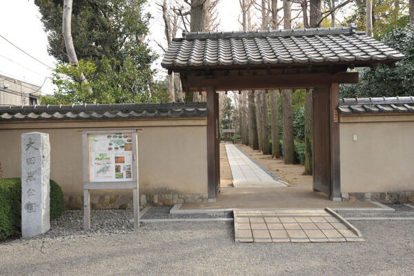 情緒あふれる日本庭園「大田黒公園」は、約600m(徒歩8分）。
