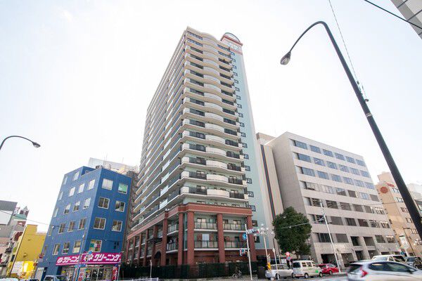 【ダイアパレス立川ハイシティタワー】優美さと上質感を表現するシックな色調を採用したデザイン。		