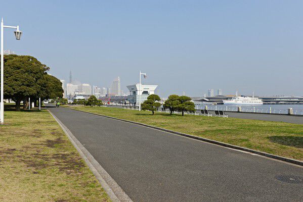 横浜を代表する夜景が楽しめる「山下公園」まで約220m（徒歩3分）。		