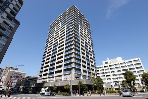 地上22階建て。総戸数265戸のビッグコミュニティ。 地上22階建て。総戸数265戸のビッグコミュニティ。