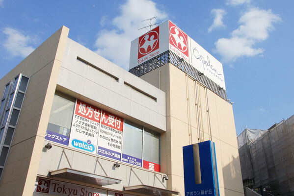 「藤が丘東急ストア」までは約1,160m(徒歩15分)。		