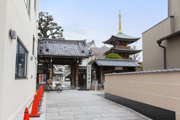 マンション近くにあるおごそかな雰囲気の「大楽寺」は、約1,000m（徒歩13分）。