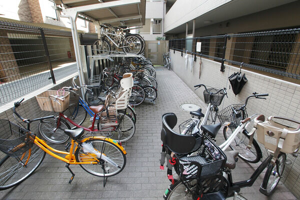 29台収容の自転車駐輪場。