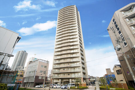 地上24階建、総戸数105戸のタワーレジデンス。		