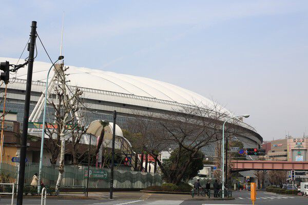 野球観戦からライブまで、「東京ドーム」まで約520m（徒歩7分）。