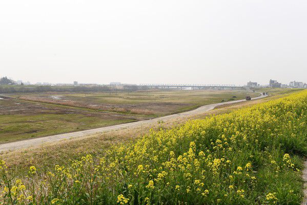 サッカー場やレジャーも楽しめる「江戸川運動公園」。		