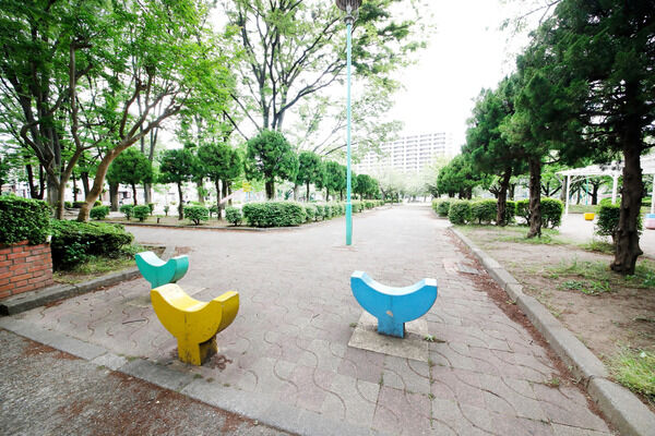 上落合公園　現地より約20m