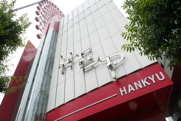 「梅田」駅前にある大型複合施設「ヘップファイブ」は、約1,010m(徒歩13分)。 「梅田」駅前にある大型複合施設「ヘップファイブ」は、約1,010m(徒歩13分)。