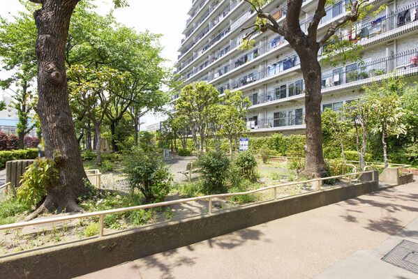 板橋区立坂下3丁目緑地　現地より約30ｍ