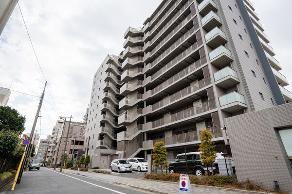 【シャリエ清澄白河】外観は落ち着きのあるデザインです