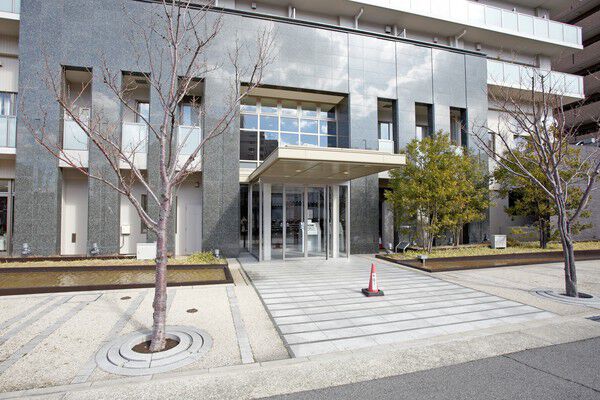 エントランス前にはシンボルツリーをはじめ豊富な植栽が施されています。 エントランス前にはシンボルツリーをはじめ豊富な植栽が施されています。